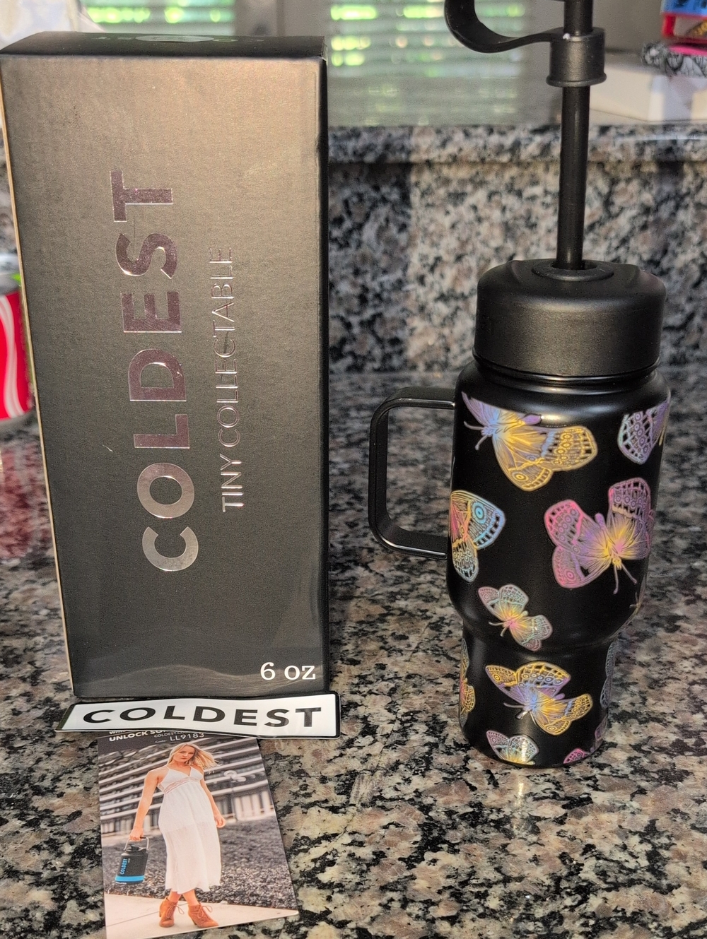 COLDEST Limited Edition Glowie Butterflies  6 Oz Tumbler